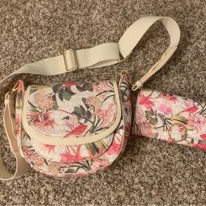 Cross body bag and wallet